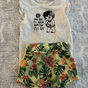 Moana Matching Outfit 2T